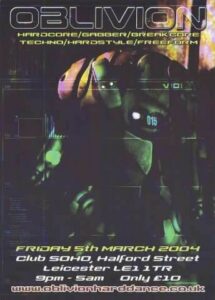 Oblivion, Leicester 2004