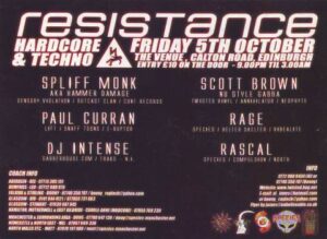 Resistance Edinburgh 2001