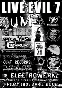 Live Evil 7, London 2002