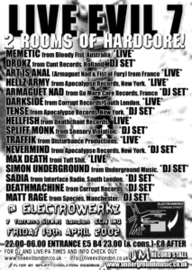 Live Evil 7, London 2002